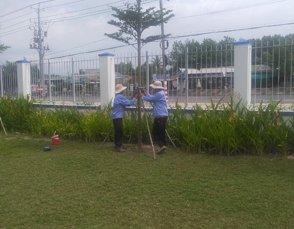 Ngoại Thất Xanh trồng cỏ trồng cây xanh tại khu công nghiệp Thái Hòa